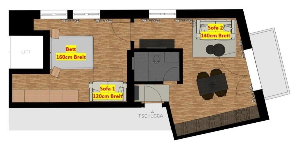 Koller Tschugga By Apartment